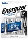 Energizer AA lítiová batéria (R6) 4 ks.