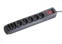 Armac Power strip R8 BLACK 5M 5X 230V PL 3X