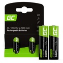 2x AA BATÉRIE 2600mAh ZELENÉ ČLÁNKY BATÉRIE PRE XBOX ONE SERIES X S PAD