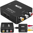 ADAPTÉR KONVERTOR SIGNÁLU HDMI na AV FULL HD AUDIO RCA CVBS STEREO CINCH