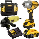 Rázový uťahovák 950Nm 2x5Ah DeWALT DCF899P2 + hranatý