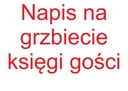 Nápisy na chrbte knihy návštev