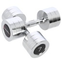 SET HMS CHROME DUMBS 2 x 7 KG