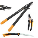 FISKARS NOŽNICE PRECAUTOR ŽIVÉHO PLOTU + PÍLA - Perfektná záhradná súprava