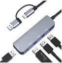 HUB ADAPTÉR 4-v-1 USB-A USB 3.0 ADAPTÉR