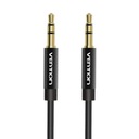 Vention BAGBD audio kábel 3,5 mm 0,5 m čierny kovový