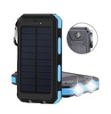 SOLAR POWERBANKA USB NABÍJAČKA LED LAMPIÓNA 2 V 1