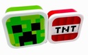 LUNCH BOX mini nádobky na občerstvenie MINECRAFT Creeper TNT