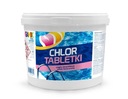 Chlórové tablety 200 g - Long Tabs 3 kg GAMIX