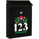 BLACK Letterbox UV tlač viacerých vzorov