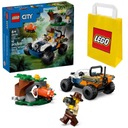 LEGO CITY BLOCKS 60424 JUNGLE INVESTOR QUAD SO SÚPRAVOU ČERVENÁ PANDA + TAŠKA