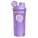 ALLDEYNN SHAKER FIALOVÝ 600ML+350ML ĽAHKÝ SHAKER PROTEÍNOVÉ SITKO