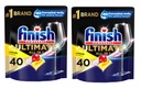 Kapsule do umývačky riadu Finish Ultimate 2x 40 Lemon