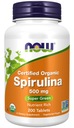 NOW POTRAVINY BIO SPIRULINA 200 tabliet, CERTIFIKOVANÁ