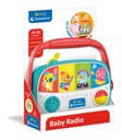 Interaktívna hračka Clementoni Baby Radio 17470