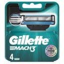 Náhradné náplne na žiletky GILLETTE MACH3 Náplne na vymeniteľné čepele 4 ks