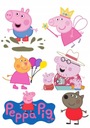 Potlač fondánovej torty PEPPA PIG veľká sada