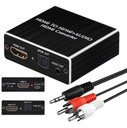 Zvukový adaptér HDMI optický T-T SPDIF 3,5 mm 4Kx2K