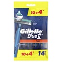 Gillette jednorazové holiace strojčeky pre mužov Blue II Plus 14 kusov