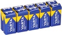 Alkalické batérie 9V VARTA 6LR61 INDUSTRIAL PRO 4022 Zosilnené 580 mAh