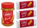 LOTUS BISCOFF Karamelizované sušienky 3x250g + Krém