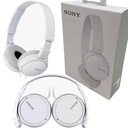 KÁBOVÉ SLÚCHADLÁ SONY MDR-ZX110 BIELY / STEREOFÓN