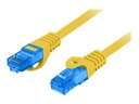 LANBERG patchcord kat.6A FTP LSZH CCA 1m žltý