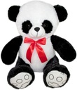 Maskot medvedíka Panda s mašľou - 40cm