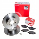 BREMBO ZADNÉ DISKY + ČELONY AUDI A4 B6 B7 1,9 2,0 245