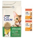 Purina Cat Chow Sterilizované 1,5 kg hovädzie mäso 2 x 85 g