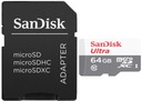 Adaptér pamäťových kariet SanDisk microSD Ultra 64 GB