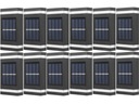 12x Kinkiet Solarny Lampka LED +Czujnik Zmierzchu