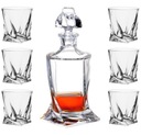 BOHEMIA QUADRO 6+1 Crystal Whisky Set