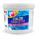 CHLOR LONG MAXI TABLETY 200G CHLÓR DO BAZÉNU 5KG 3V1 GAMIX