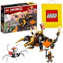 LEGO NINJAGO 71782 POHYBLIVÝ ZEMNÝ DRAK ČIERNY NINJA