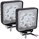 PRACOVNÉ SVIETIDLÁ HALOGÉN LED 27W 9x3W 12V 24V 2 ks.