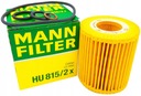 OLEJOVÝ FILTER HU815/2X pre BMW 1 E87 116i 118i 120i