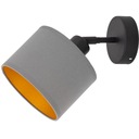 Nástenné svietidlo LOFT mini LAMPSHADE, sivo zlaté