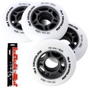 NILS EXTREME WHEELS WHITE 72 x 24 mm 82A 4 KUSY PEVNÝ PRÍV.