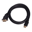 HDMI - DVI kábel 1,8m DVI 24+1, pozlátený