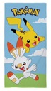 Osuška 70x140 bavlna Pokemon Pikachu pláž SCORBUNNY s licenciou