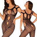 G322 Sieťovaný bodystocking s výrezmi S/M/L O