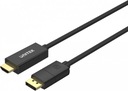 Kábel Unitek DisplayPort 1.2 na HDMI 4K 60Hz 1,8 m čierny