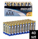 Maxell AAA (R3) alkalická batéria 40 ks.