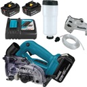 Makita DCC500Z FRÉZA 2x5Ah RÝCHLE ZAŤAŽENIE + DCC MOKRÁ SÚPRAVA