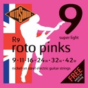 ROTOSOUND struny Roto Pinks R9 (9-42)