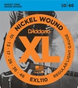 D'Addario EXL110 elektrické struny 10-46 + KÁBEL