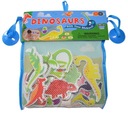 Dinosaurs Bath Stickers Mesh Foam 17 ks