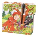 Hračky pre deti Drevené puzzle so 6 rozprávkami Kubické kocky