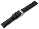 Kožený remienok na hodinky W34 black/black - 24mm